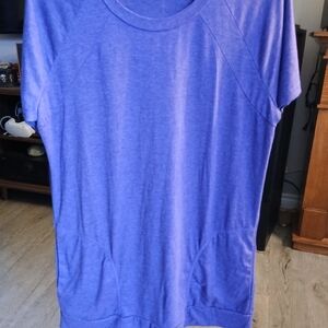 Source Unknown Violet Short Sleeve Tunic